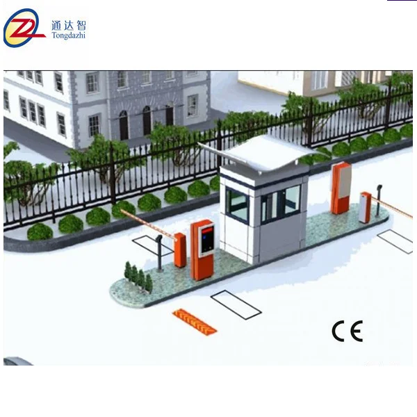 Vehicle access control electronic barrier gate with rfid parking barrier system