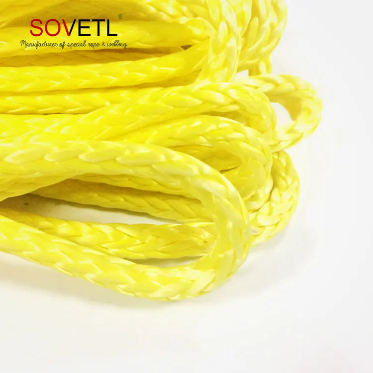 
High strength Winch rope suppliers material uhmwpe spectrum cord 