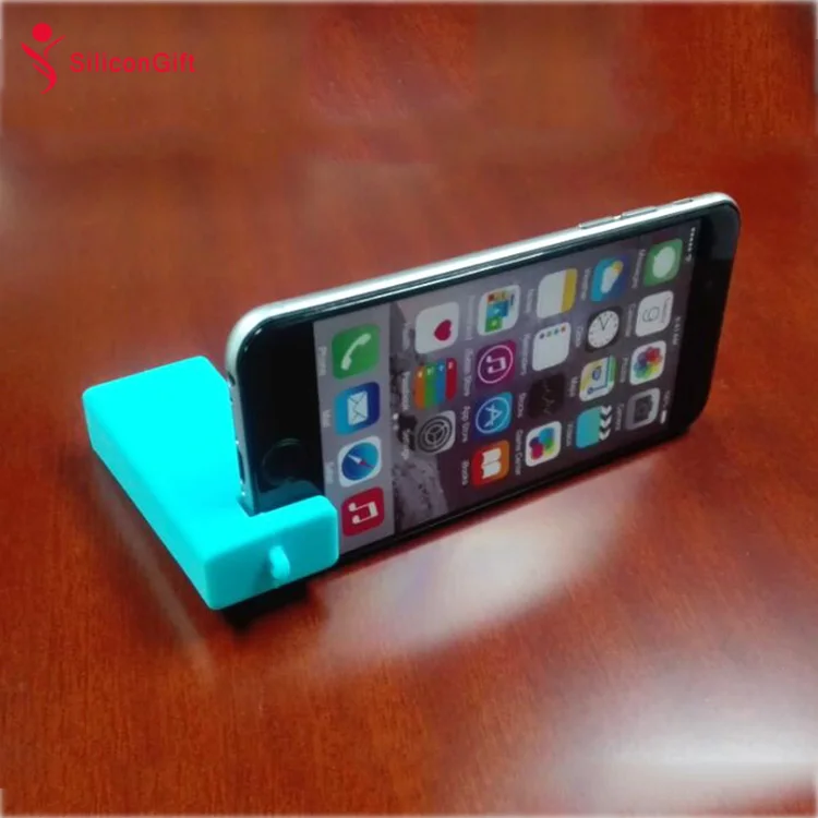 2024 Custom promotional items with logo , new idea silicone phone accessories speaker with stand gift items phone speaker