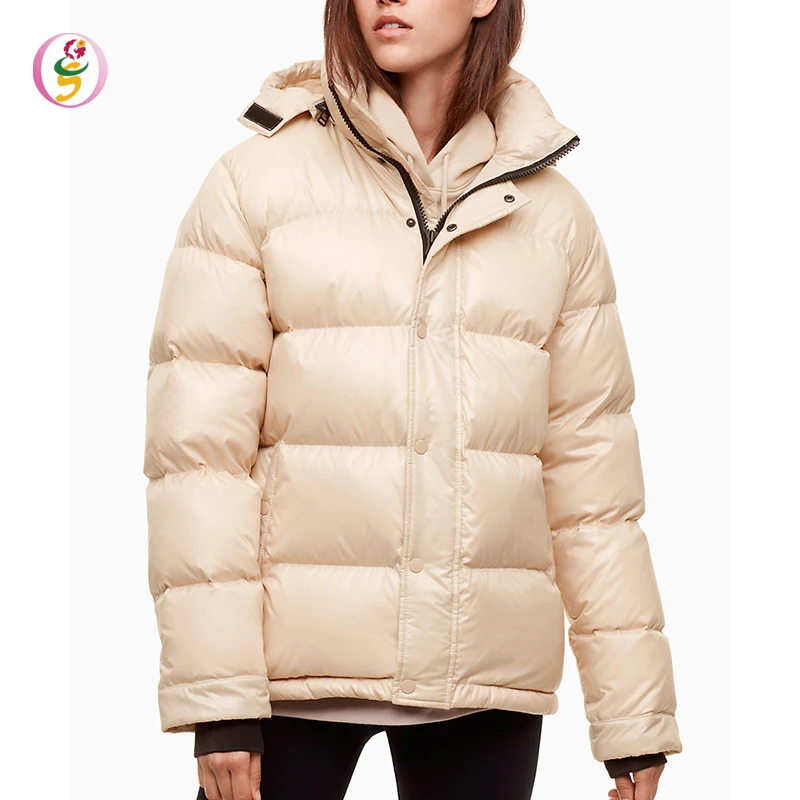 Зимняя стильная женская куртка с гусиным пухом парка флисовой подкладкой и карманами