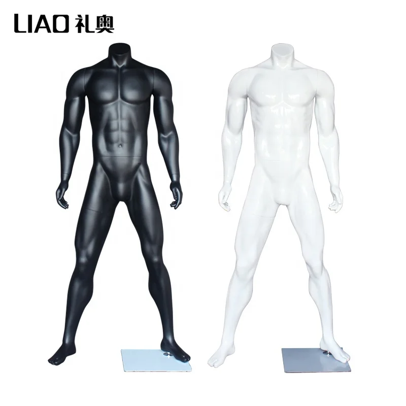 High Quality No face muscle male sport maniquies men  full body Model on sale