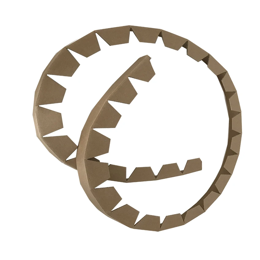 print logo white carton board edge protectors