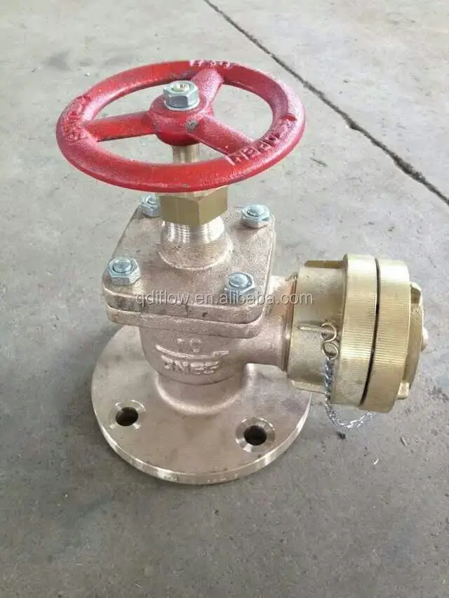 PN16 Bronze Brass Angle Hose Valve for Fire Fighting