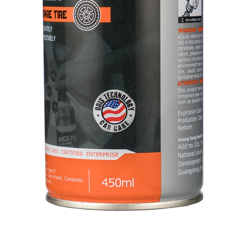 
High quality ARCHELE 450ml quick speed Tyre Inflator Sealer Puncture tyre docter accept OEM 