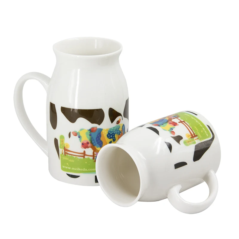 Высококачественная керамическая кружка для белого молока с сублимационной печатью и покрытием орка, 15 унций/450 мл