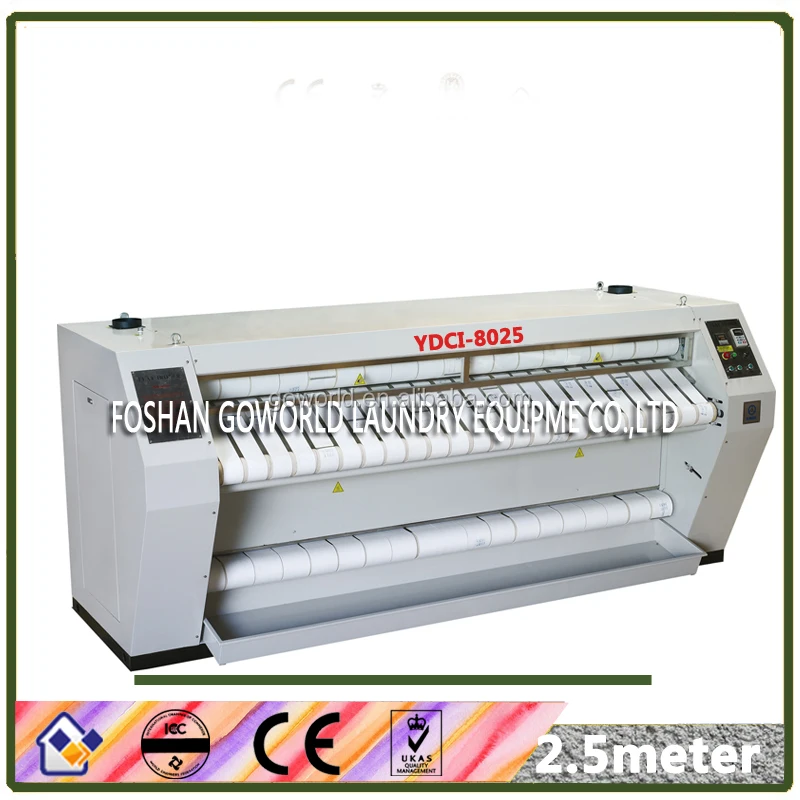 Гладильная машина для нагрева постельного белья на груди, 2,5 метров