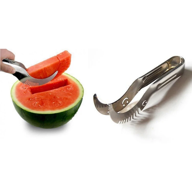 Watermelon Slicer Knife Genietti Cutter Corer Server Scoop Stainless Tool