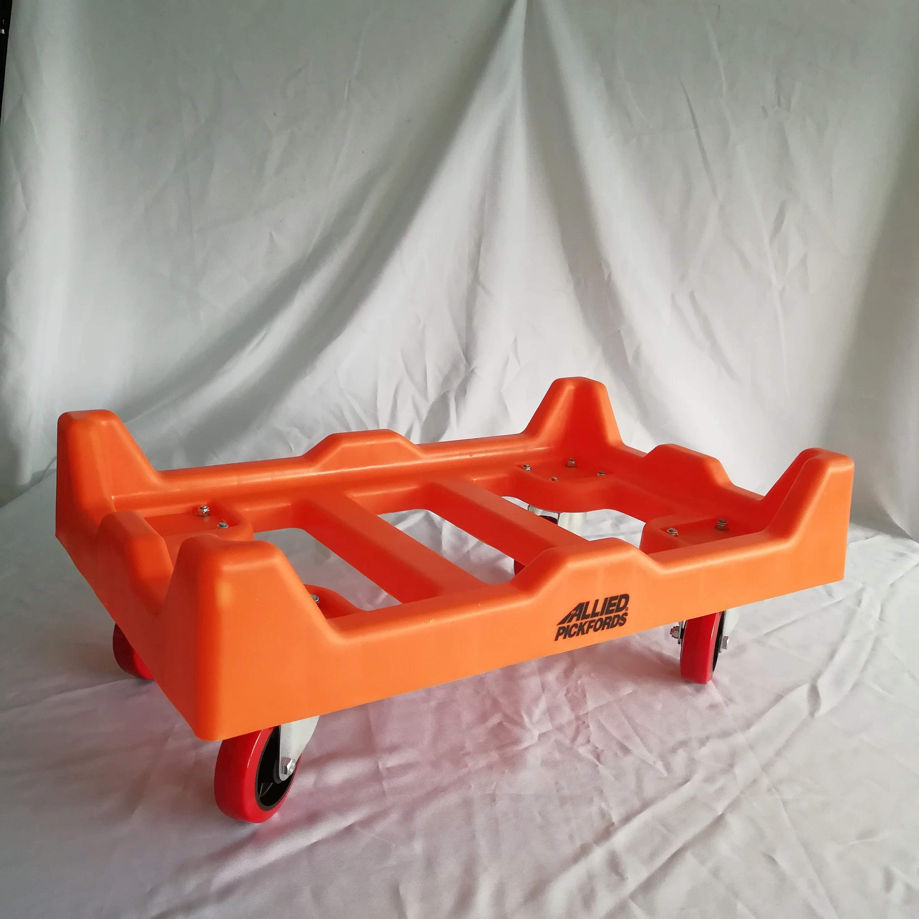 
175kg heavy duty plastic moving hand truck with 4 wheels 