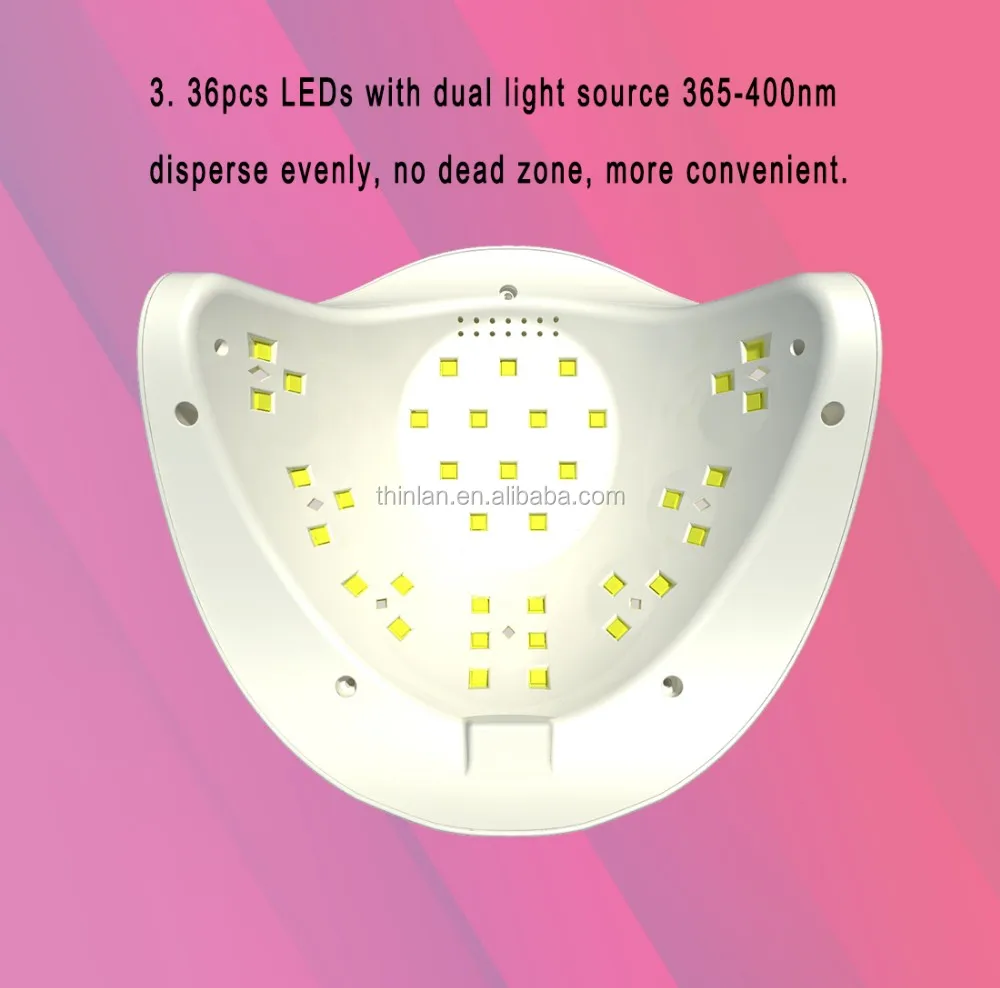 УФ-лампа SUN X SUN5 plus для сушки ногтей белый светильник сушилка Led 54