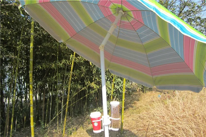 NEW! Rio Brands UT-01 Beach Umbrella Table Stands Picnic 4 Cup Holder-001