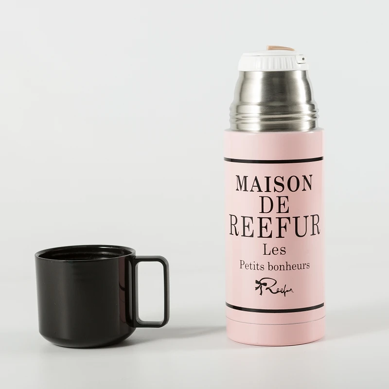 Portable double wall thermos glass refill vacuum flask manufacturer