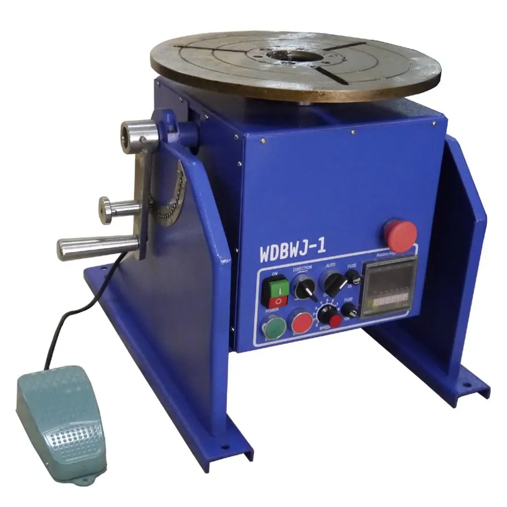 
 100 кг сварочный манипулятор/turntable сварки/сварочный вращатель WDBWJ-1  