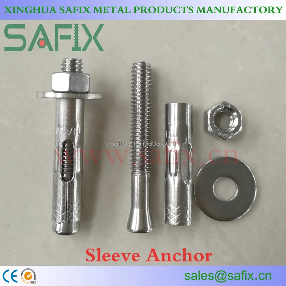Factory Price of Stainless Steel Sleeve Anchor