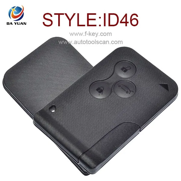 Ключ пустой 3 кнопки для Renault Megane 433 мГц с ID46 чип AK010002