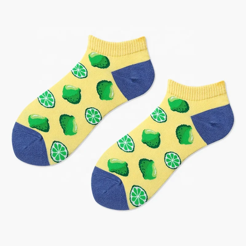 
2019 New Fashion top quality men cotton colorful ankle happy funny fleece socks 