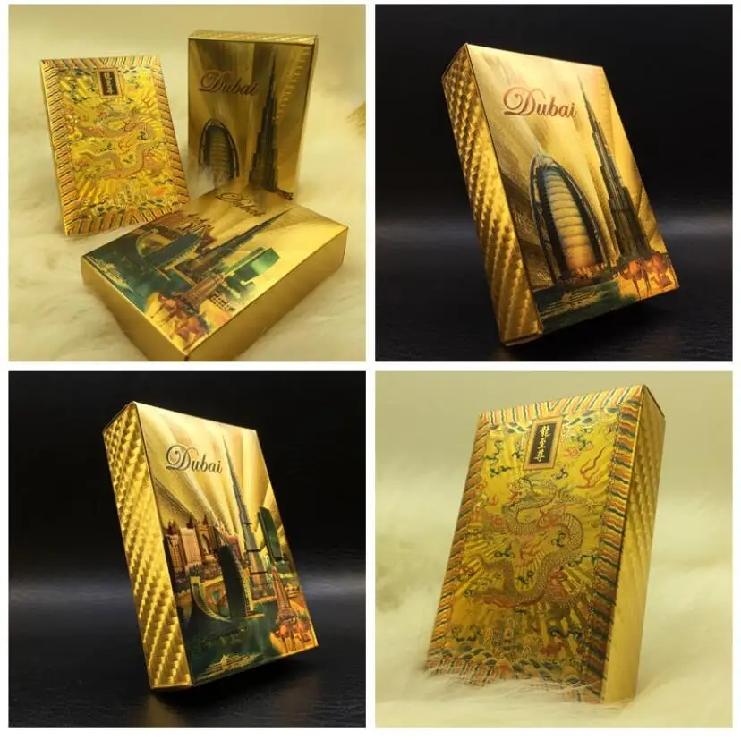 Paper High Quality 24k gold plated playing card