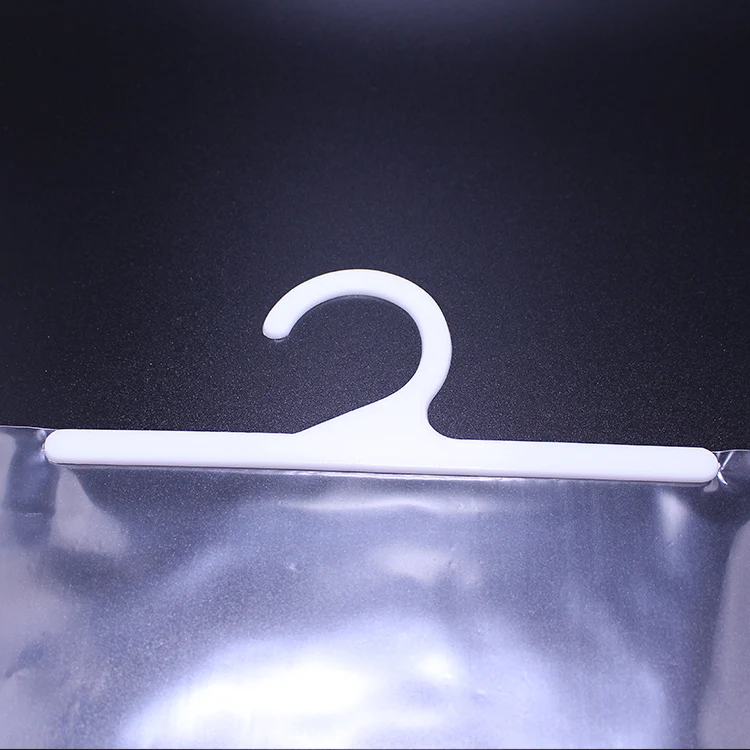 Bulk wholesale heavy duty plastic bag short hook hanger for packing bags