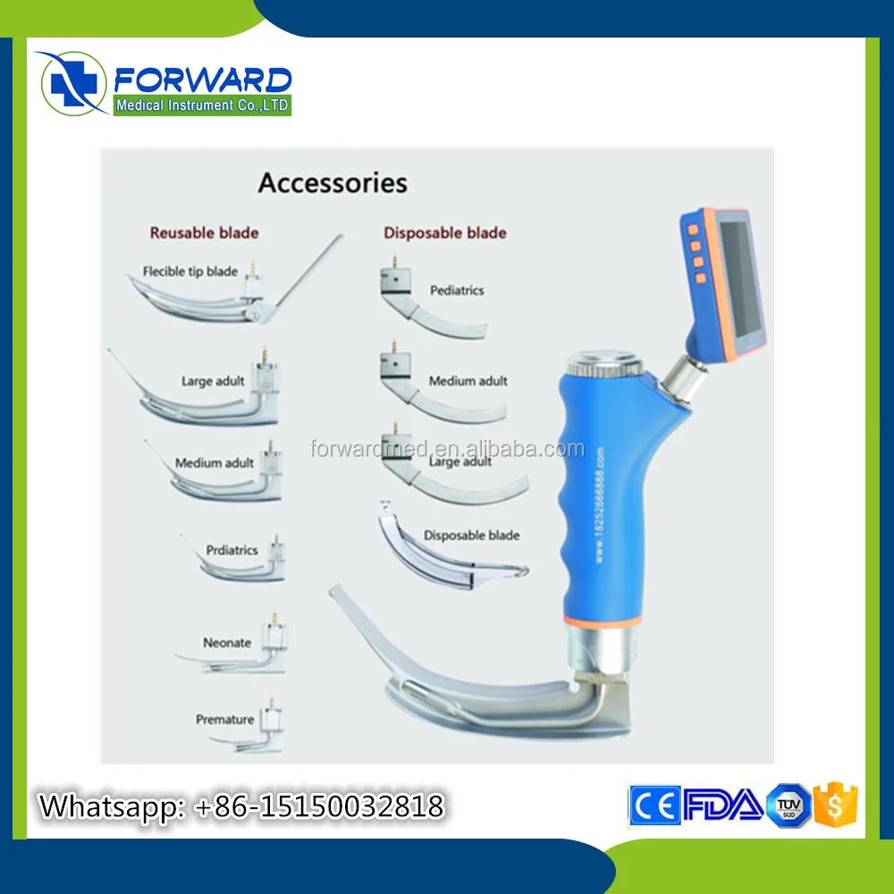 Handheld Digital Endscope Video Otoscope Laryngoscope And Rhinoscope