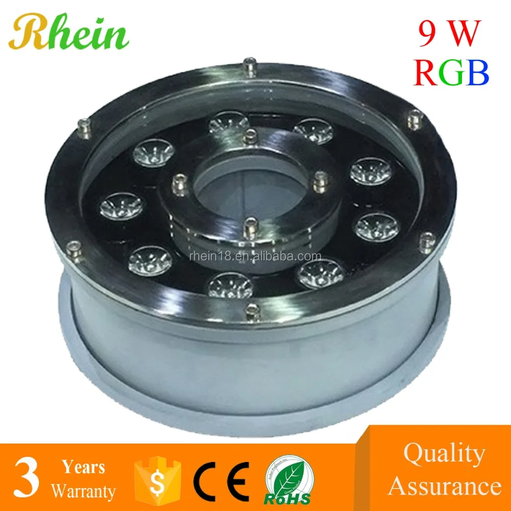 
2018 Hot Products Underwater Lamps 6W IP68 RGB LED Fountain Lights 12V 24V 