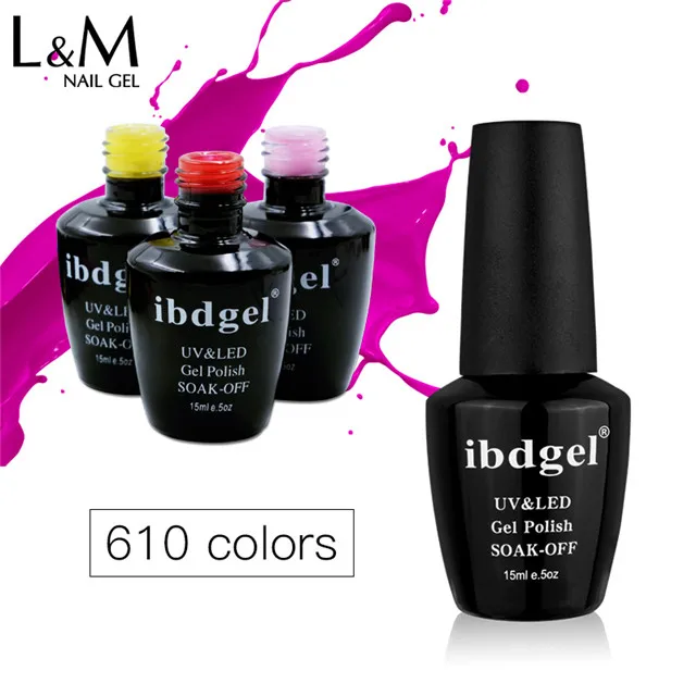 LED&UV Soak Off ibdgel Gel Nail Polish Long Lasting Wholesale Nail Gel Varnish China