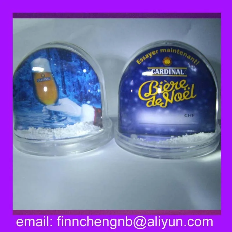 promotion souvenir acrylic snow globe with photo insert,plastic snow globe with photo insert,acrylic photo frame snow globe