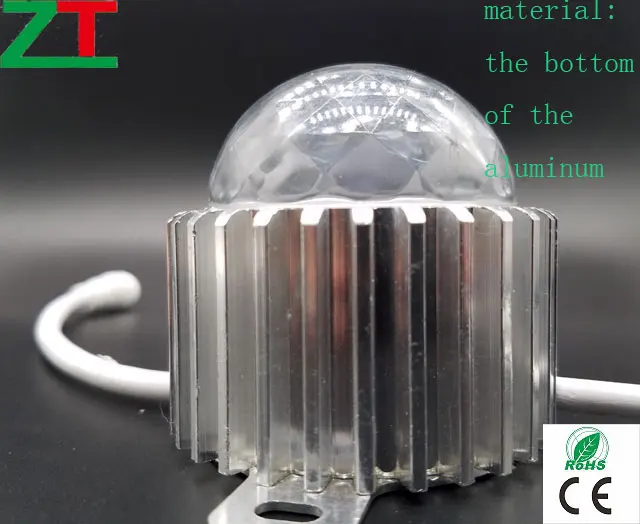 
DC24V IP 67 led point pixel light with aluminum base and diamond cut surface for building decorations or led pixel 