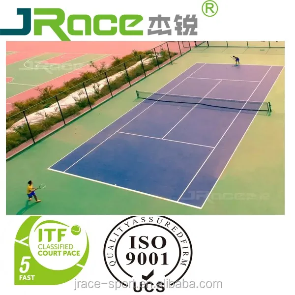 EPDM RUBBERIZED FLOOR and ACRYLIC COLOR COATING for Multipurpose Sports Court (basketball, volleyball, handball, netball, soccer