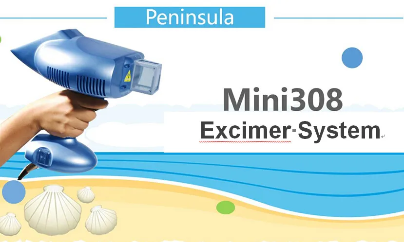 CE has approved 308nm excimer system for vitiligo psoriasis treating machine