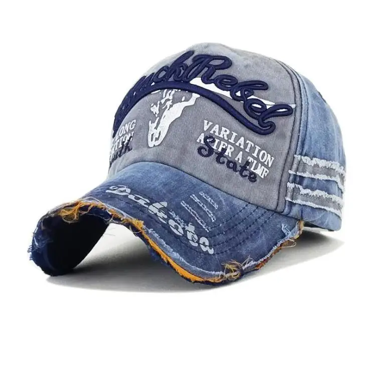 Wholesale New Visor Old Broken Custom Stone Washed Baseball Cap