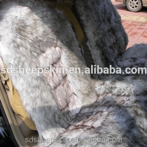 Animal shaped Sheepskin Car Seat Cover