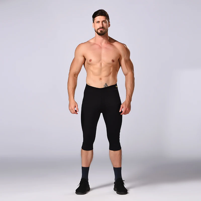 Hot product men body shaper lose weight shapewear yoga slimming thigh trimmer sweat shorts