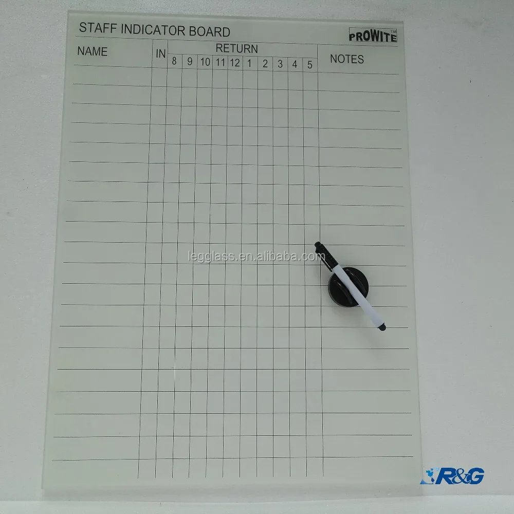 stylish versatile competitive price digital notice board magnetic glass board