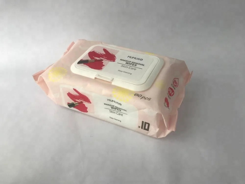 OEM Achol free makeup remover wipe makeup remover wipes for lady cleaning face and eye