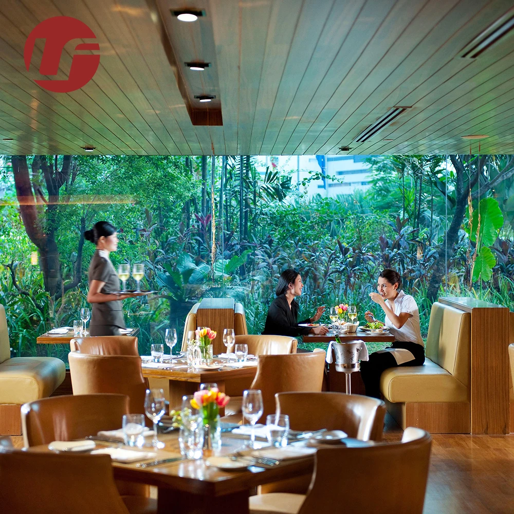 Maple green hospitality eco friendly modern japanese unique fast food wooden restaurant furniture