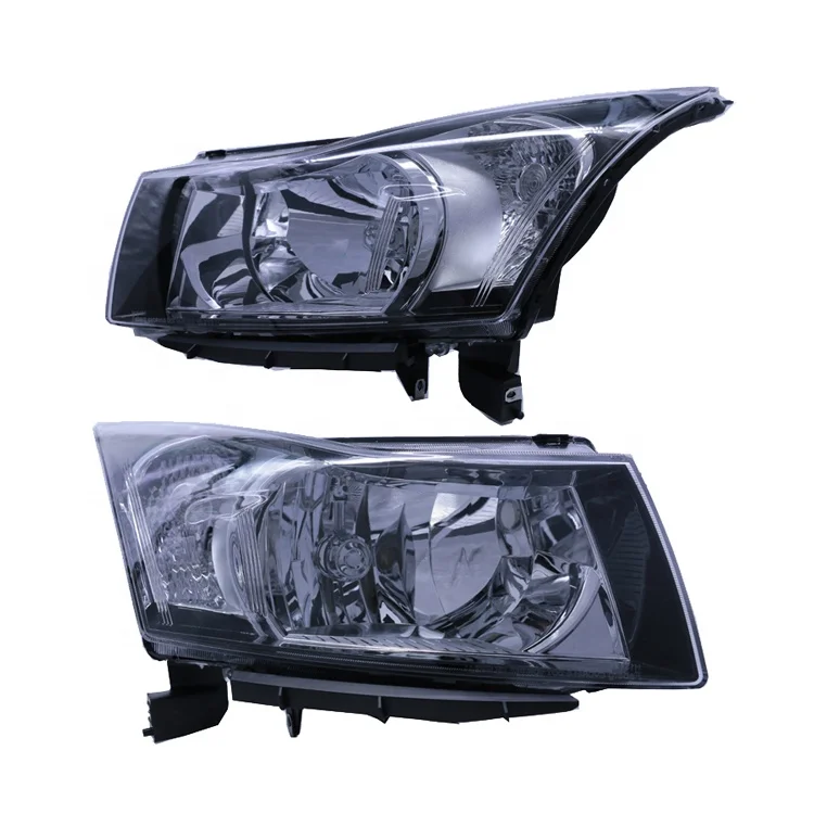 Black Bezel Housing Auto Headlights Car Headlamps Head Lamp Light For 2011-2014 CHEVROLET CRUZE 95291963 95291964