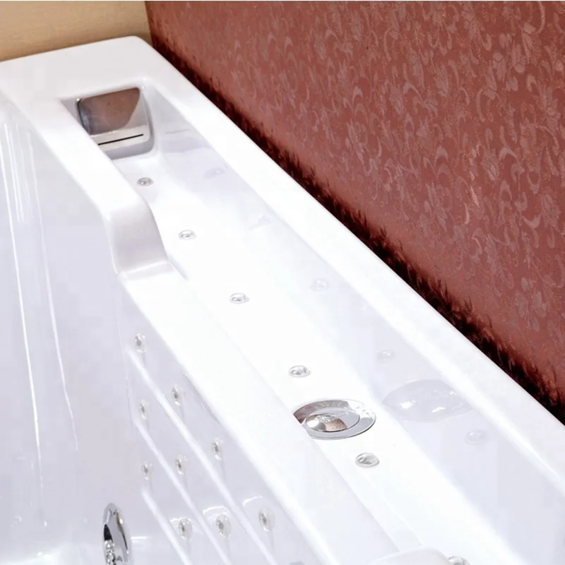 Best ass massage sexy rectangular hot spa tub with air bubble function