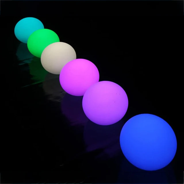 Многоцветный меняющий цвет ночной Светильник для улицы СВЕТОДИОДНЫЙ шарик боулинга