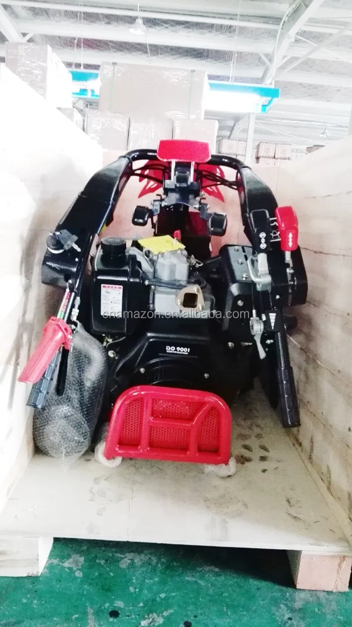 
High quality 7hp 8hp 9hp 10hp 13hpwalking tractor packing in wooden box 