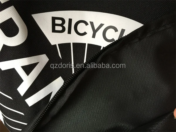 Waterproof Mountain Bicycle Wheel Bag Cover Single Double Wheels Detachable & Foldable Bicycle Tire Bag Polyester Black