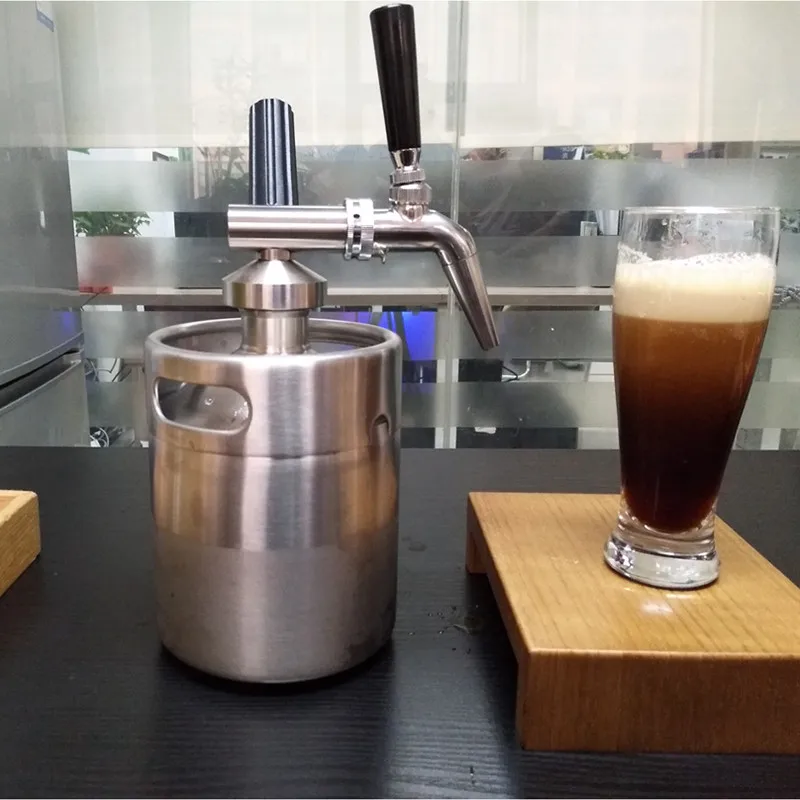 
factory directly no electric hot sale popular new 8g unthread 2l 64oz stainless steel nitro cold brew coffee maker 