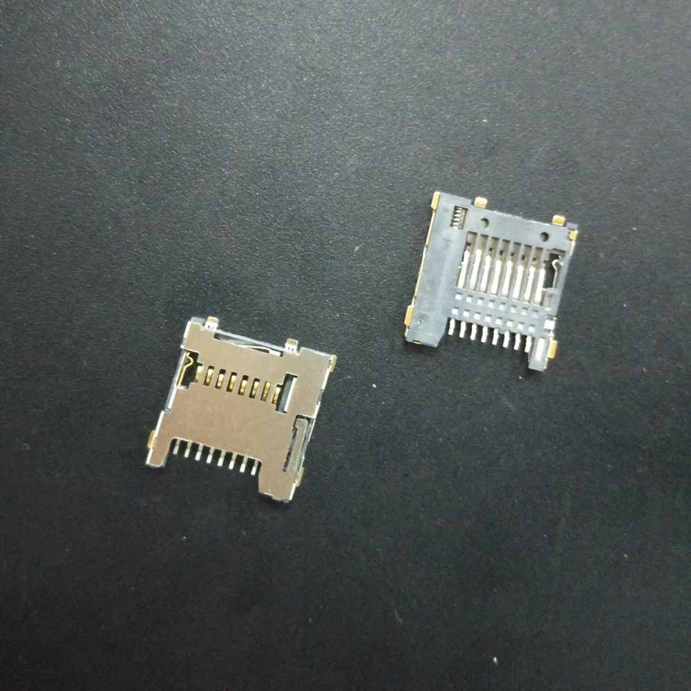 Высококачественный 1,45 H 8pin SMT push-Тип, термостойкий разъем micro SD TF для карты памяти