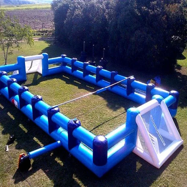 
outdoor world football cup soccer soap filed inflatable football field for football 
