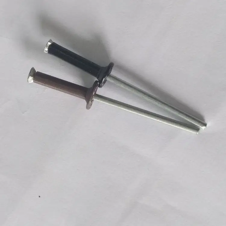 Fashion Custom M3.2-M12 Aluminum Flower Head Black Colored Shell Pop Blind Rivet