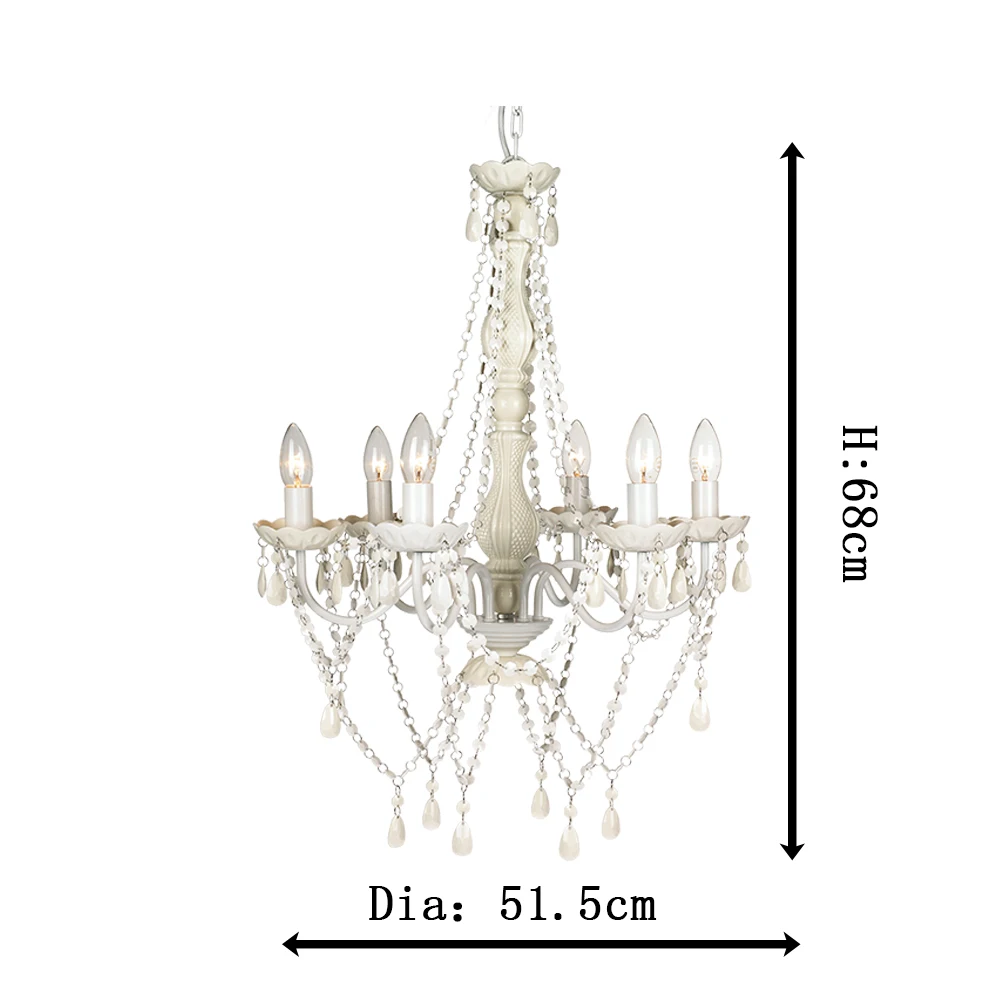 Plastic Candelabra Chandelier Lightings Gypsy Colored Pendant Light Indoor Home Ceiling Chandelier Lights NS-120043