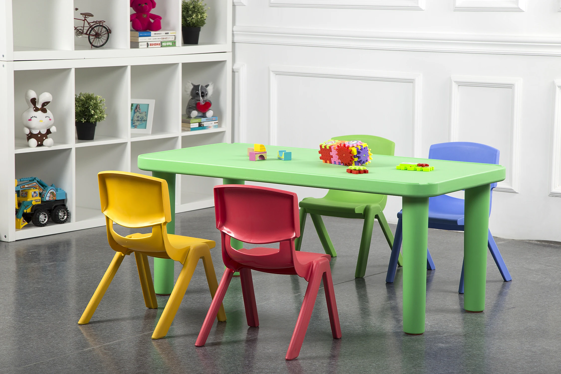 Фабрика OEM, Штабелируемая мебель для детского сада, цветной необычный пластиковый дешевый детский пластиковый стул pp