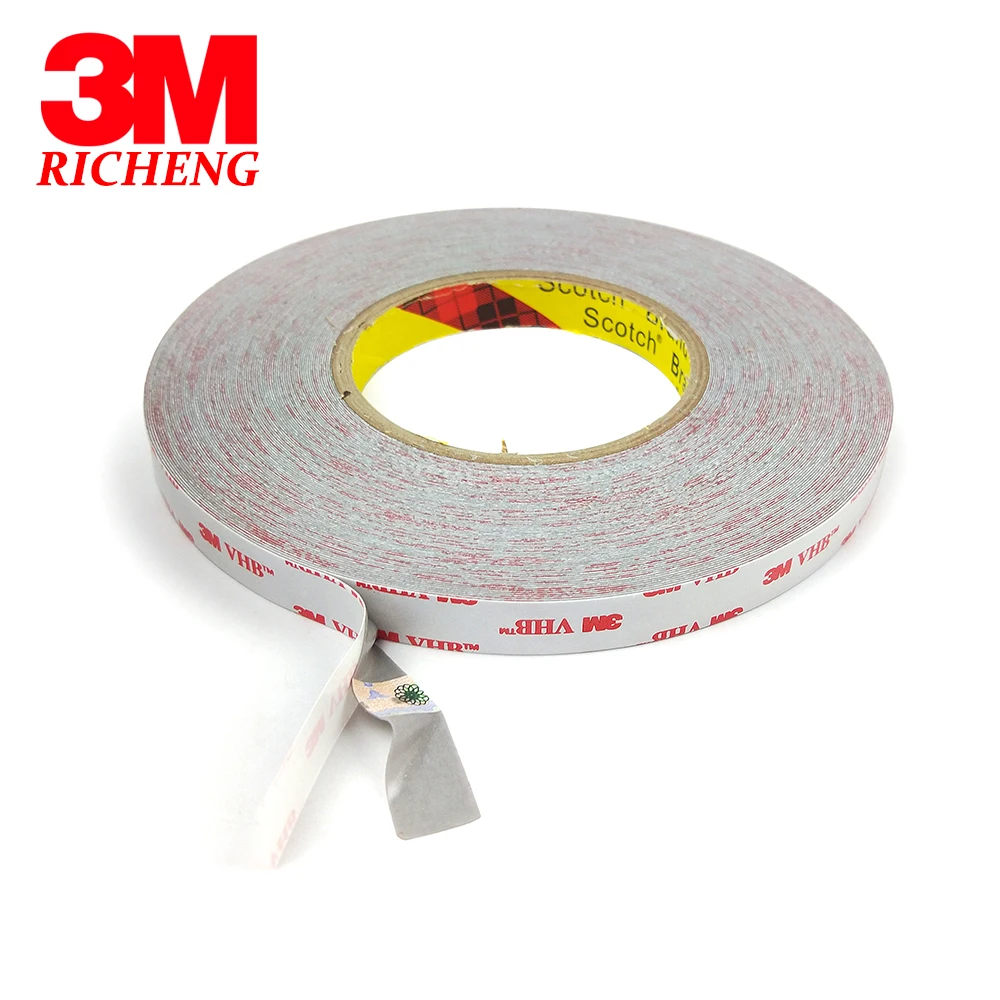 3M VHB Acrylic Foam Tape RP25 High stick gray foam double side tape Pressure Sensitive Adhesive Tape for Display and Signs