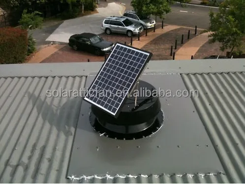 Solar attic fan 25W with 1599cfm airflow