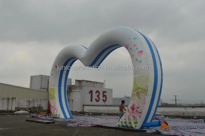inflatable heart shape wedding arch AR-20