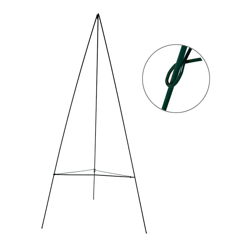 Хорошее качество, декоративная металлическая подставка для мольберта с рисунком цветов