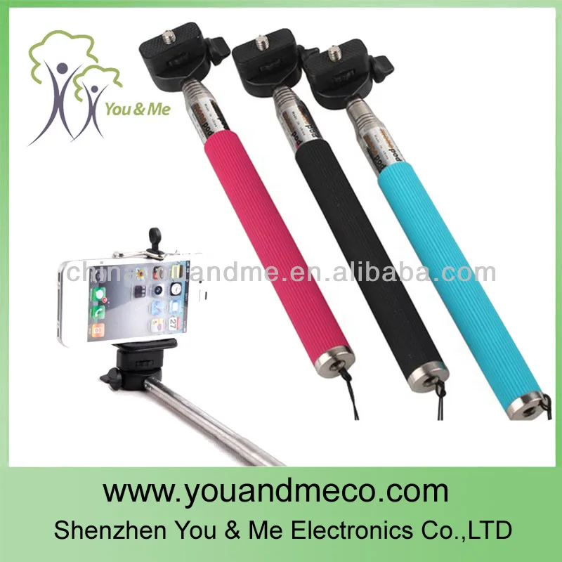 алюминиевый сплав беспроводной монопод портативный selfie монопод для штатива